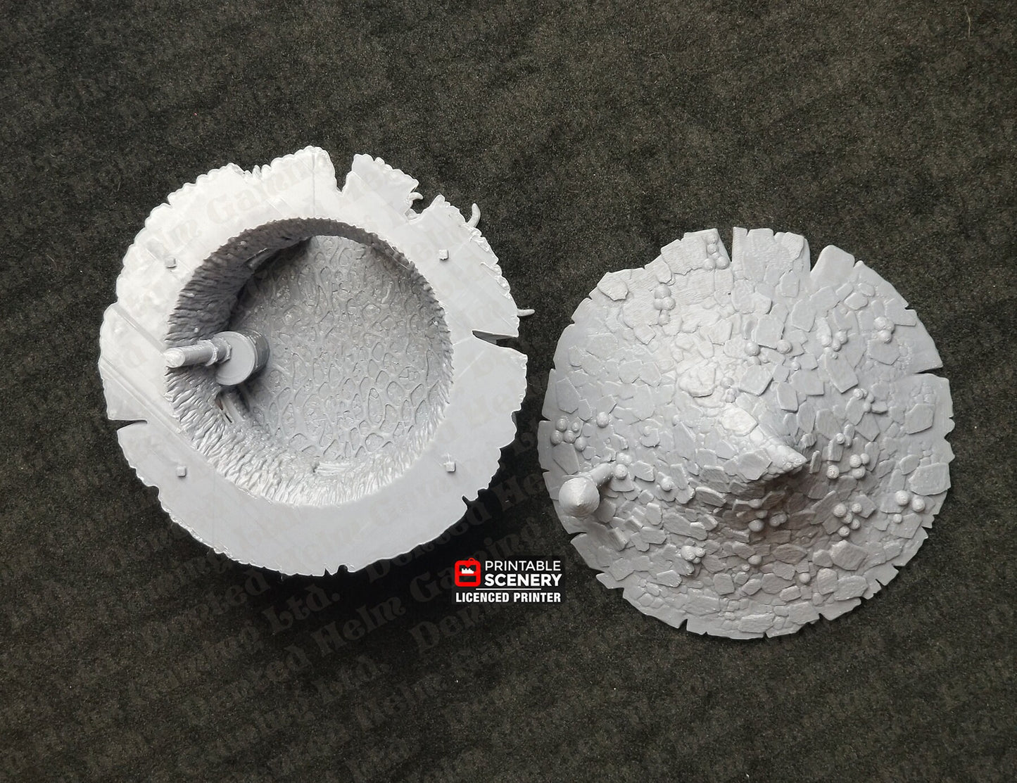 Goblin Mushroom Hovel, Goblin Grotto terrain by Printable Scenery
