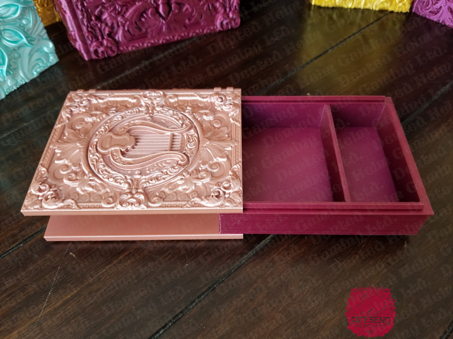 Bard Tome – 3D Printed Spellbook Dice Vault & Card Deck Holder