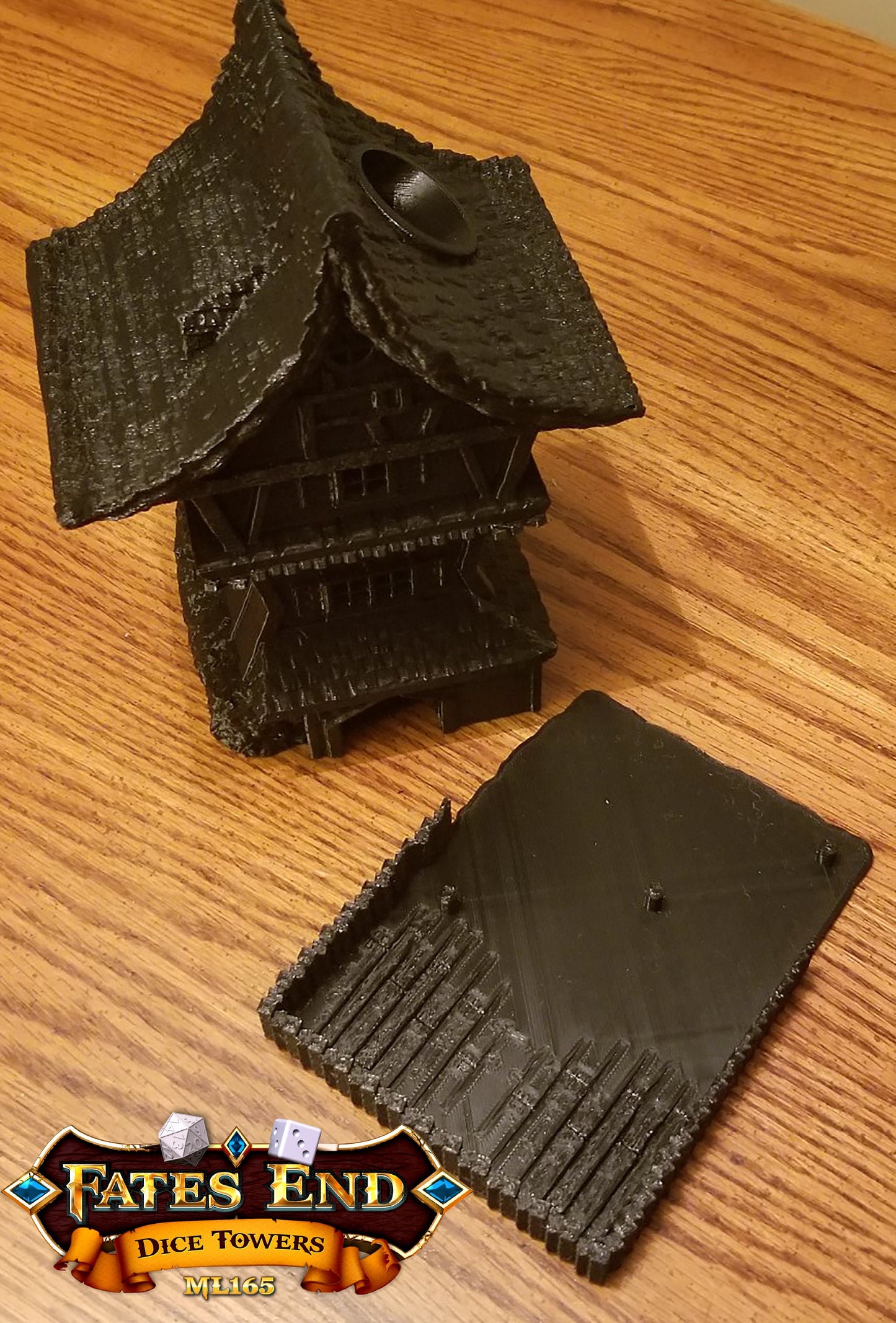 Fates' End Rogue Dice Tower w/ textured tray