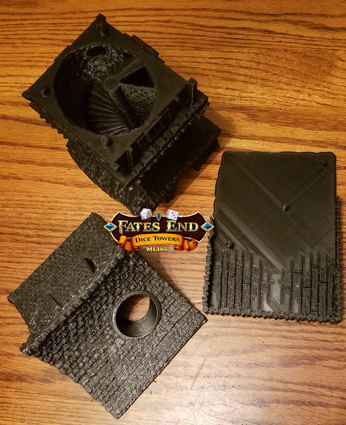 Fates' End Rogue Dice Tower w/ textured tray