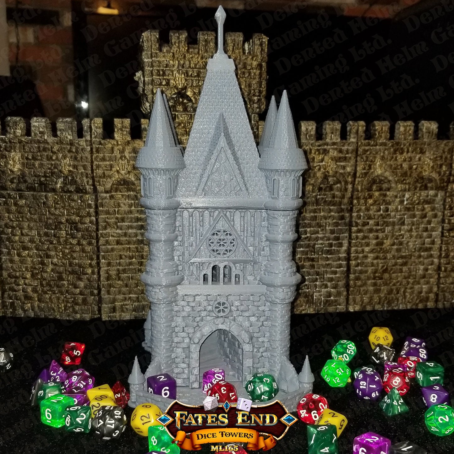 Fates' End Cleric Dice Tower w/ textured tray