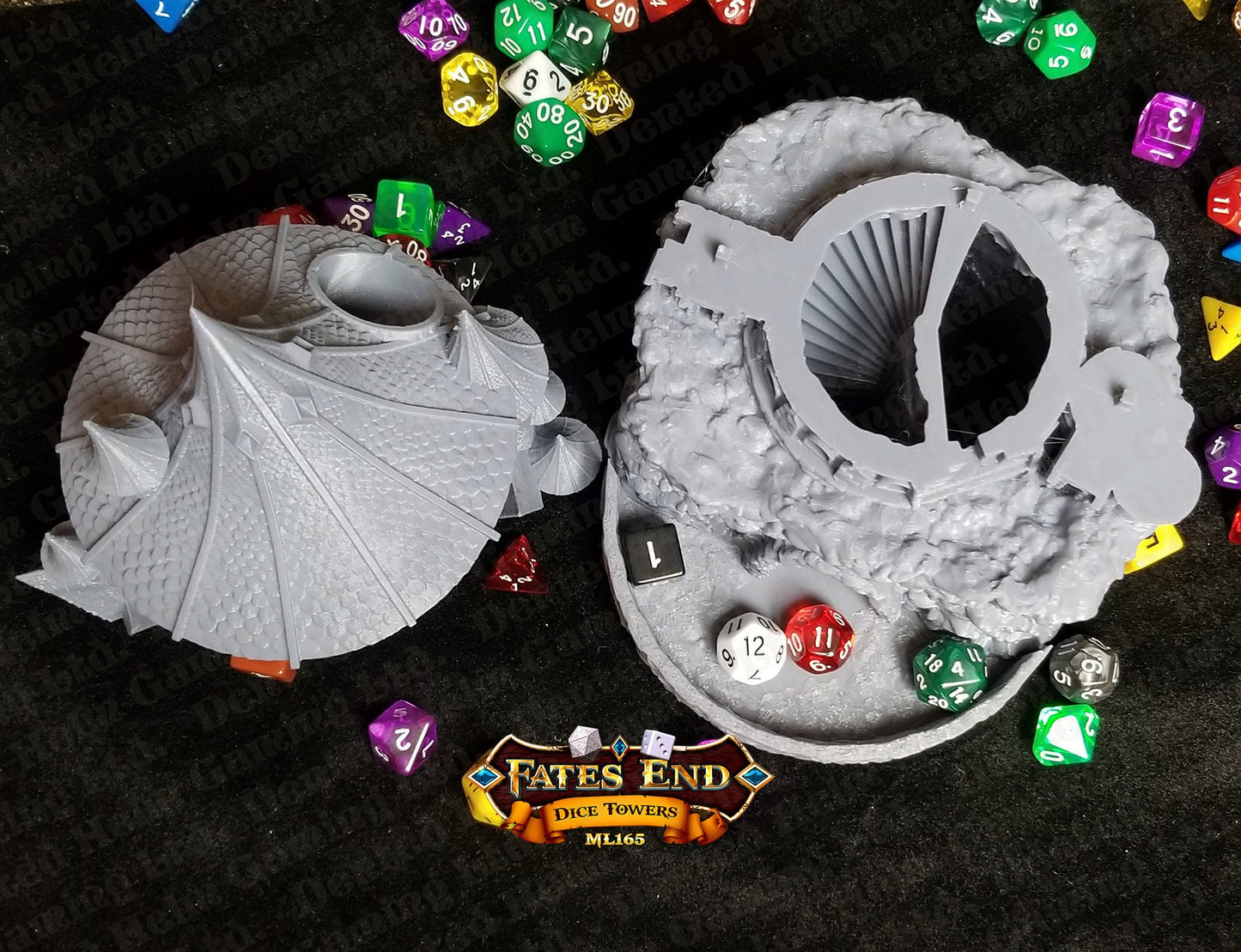 Fates' End Sorcerer Dice Tower w/ textured tray