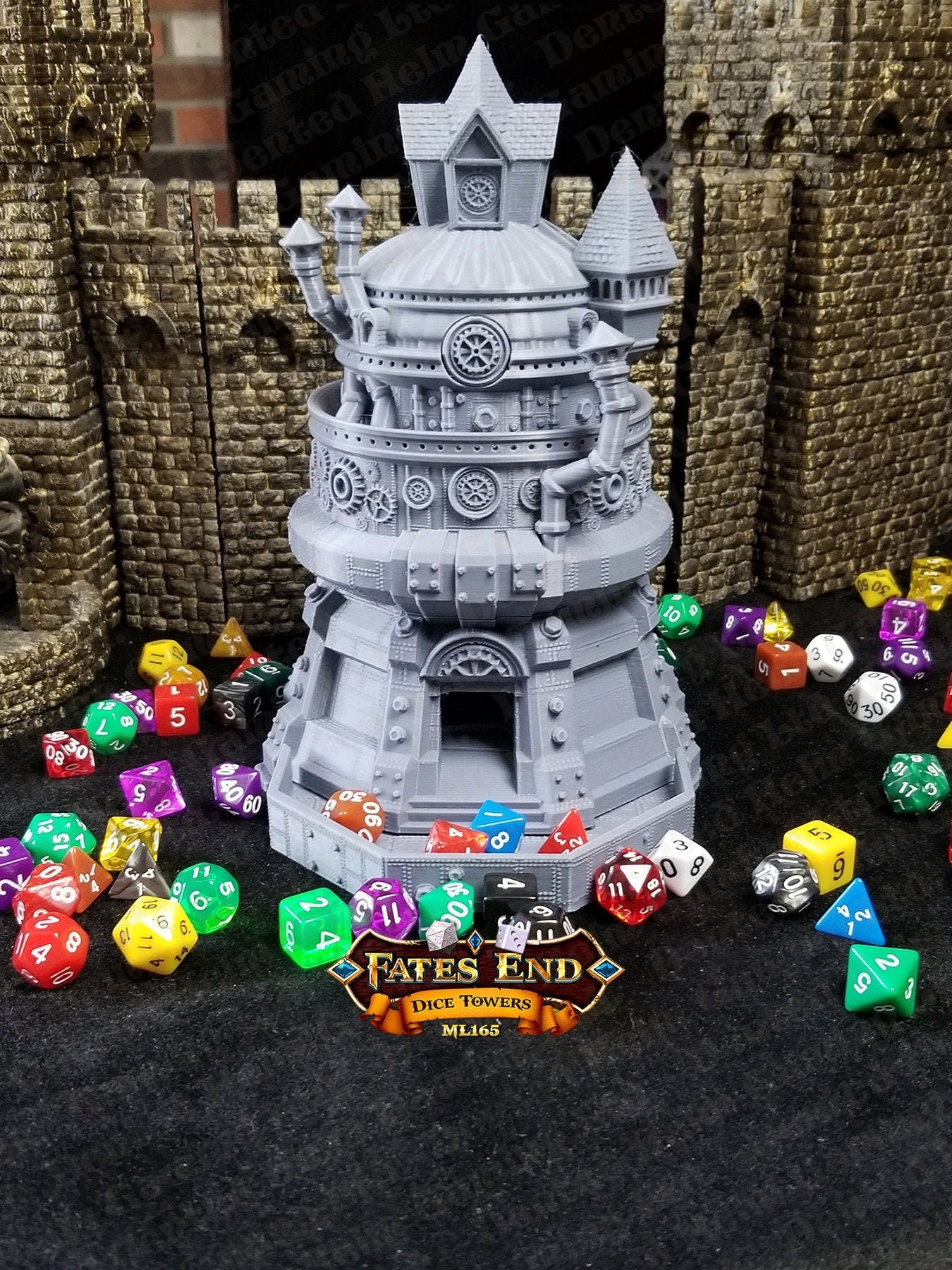 Fates' End Artificer Dice Tower w/ textured tray