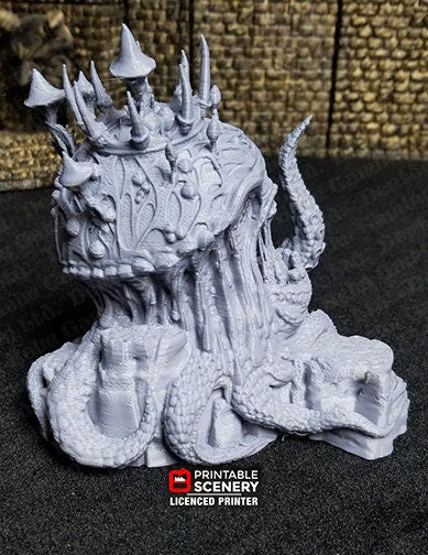 Gloom Creeper, Goblin Grotto terrain by Printable Scenery