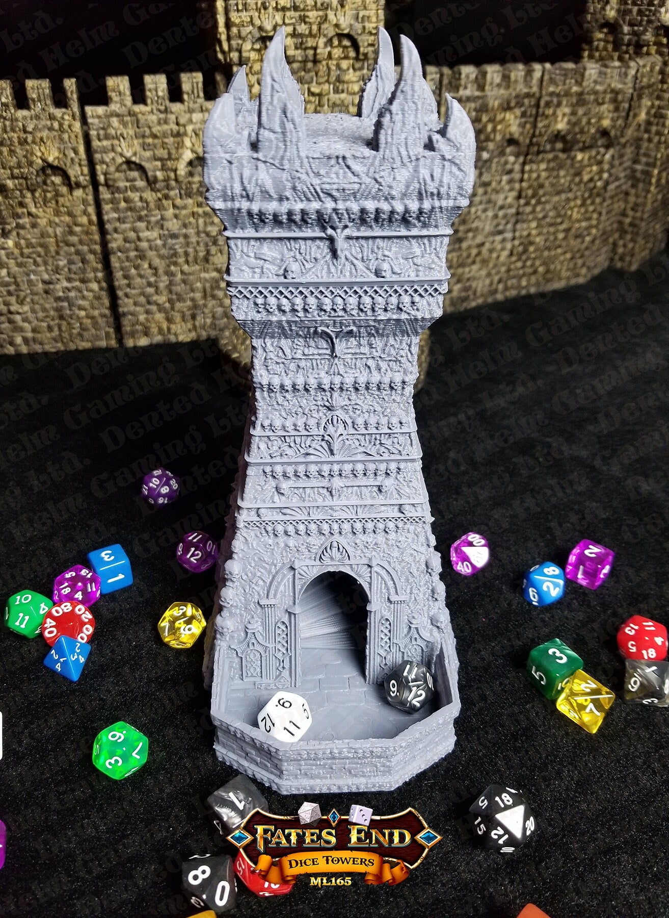 Fate's End Necromancer Dice Tower