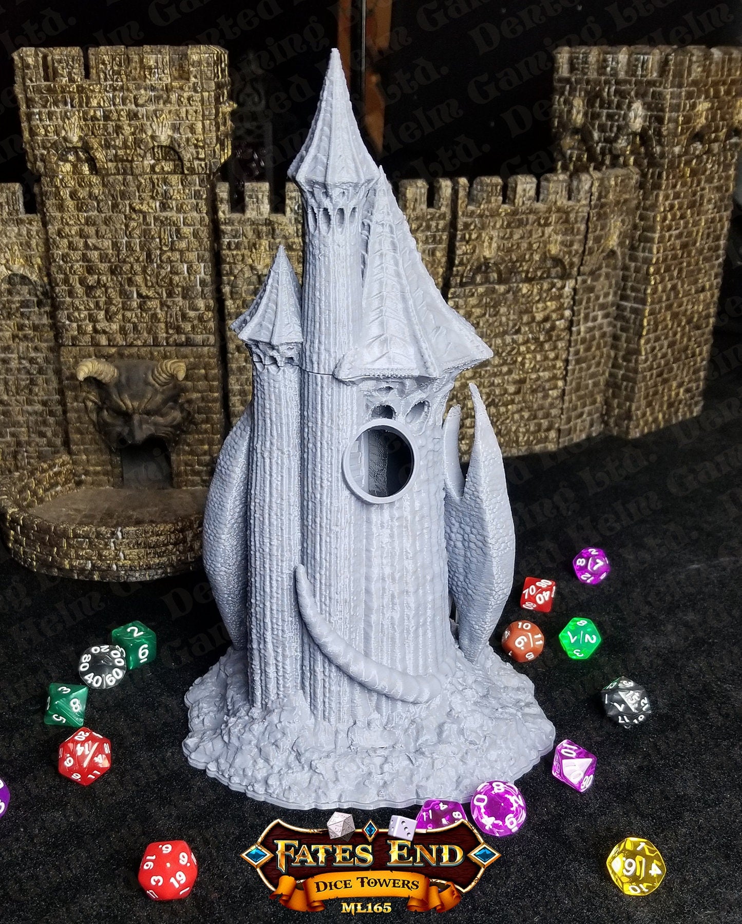 Fate's End Dragon Bones Dice Tower