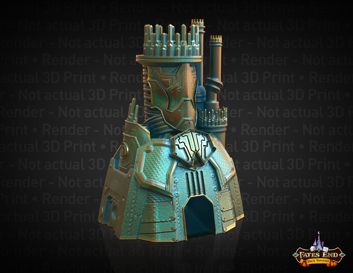 Fates End Warforged Dice Tower