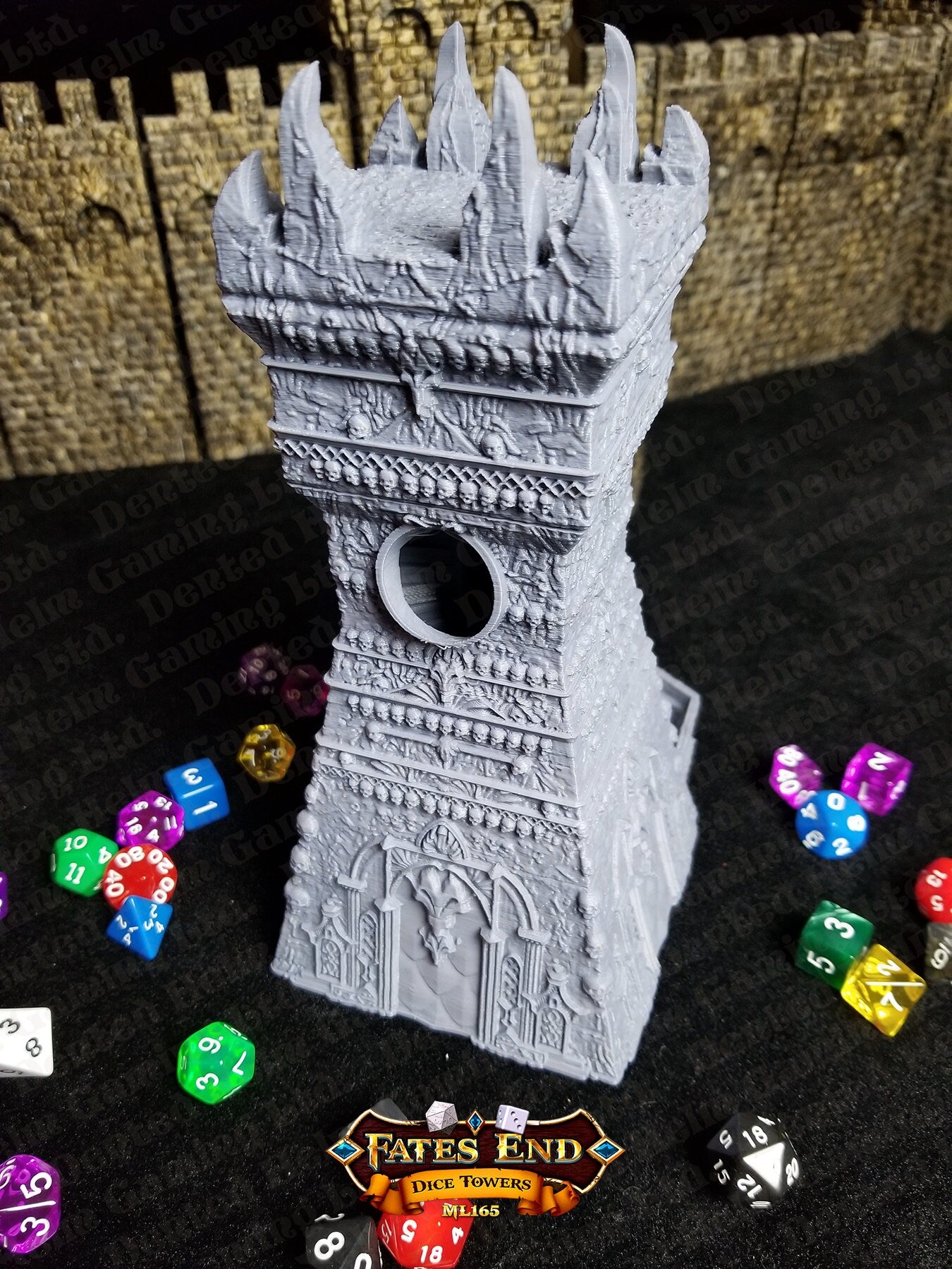 Fate's End Necromancer Dice Tower