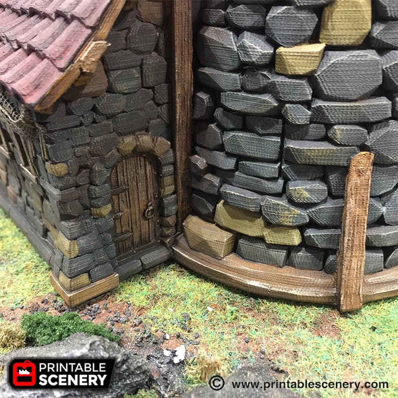 The Lighthouse village terrain building by Printable Scenery