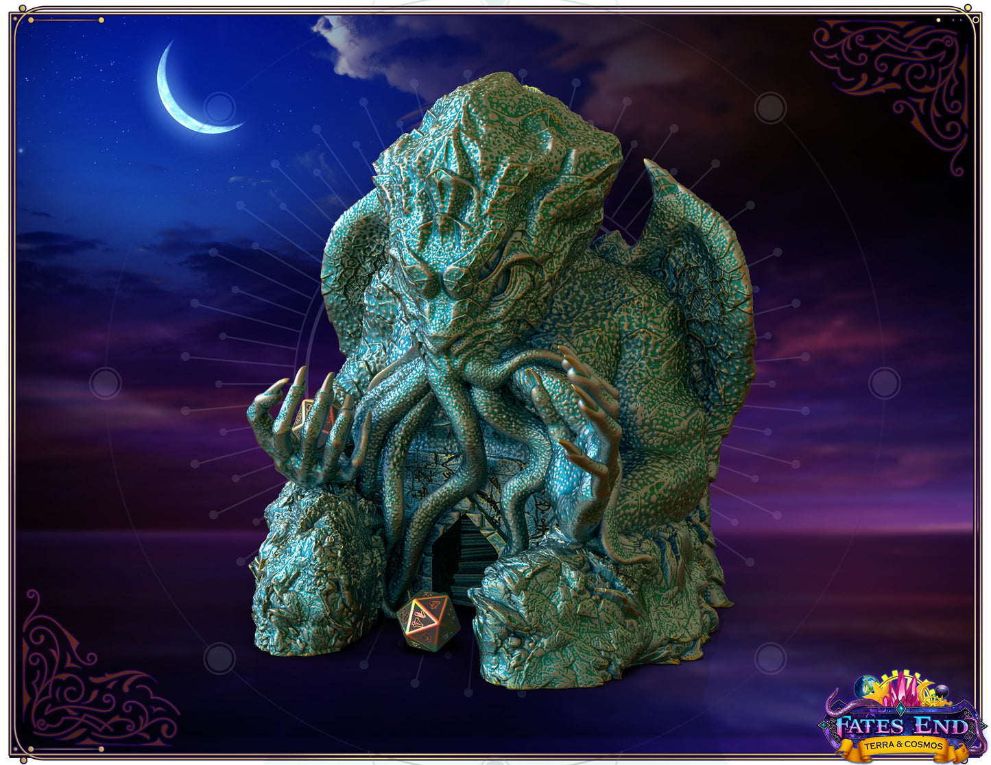 Fates' End Cthulhu Dice Tower