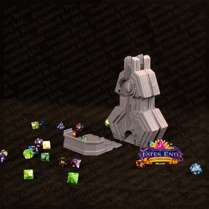 Fates' End Obelisk Dice Tower w/ textured tray