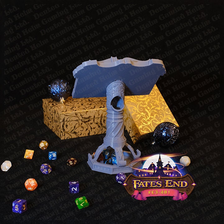 Fates' End Furhaven Wizard Tome Dice Tower