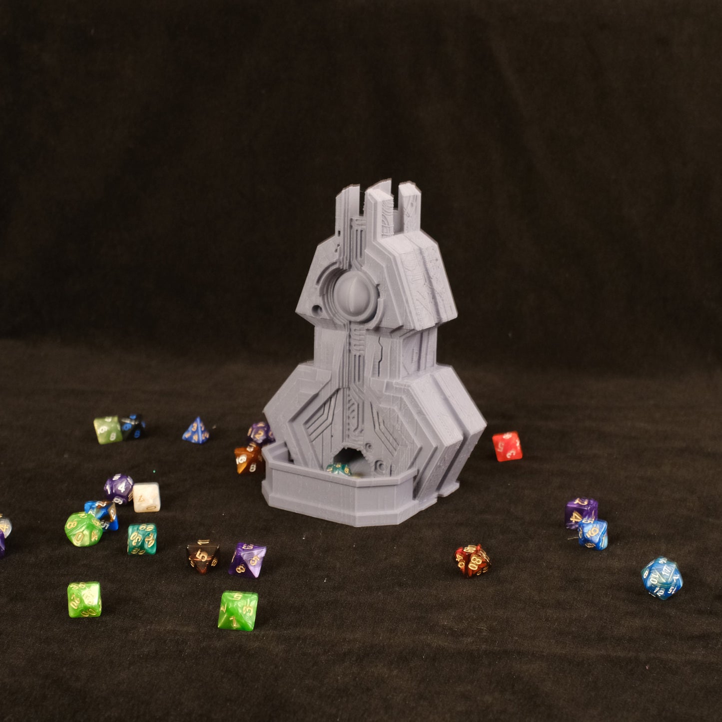 Fates' End Obelisk Dice Tower w/ textured tray