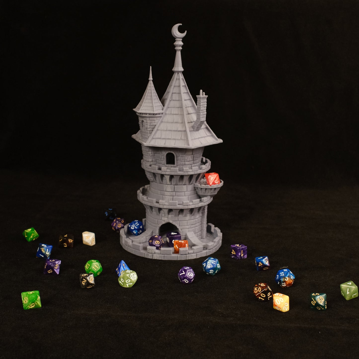 Fates' End Wizard Dice Tower w/ textured tray