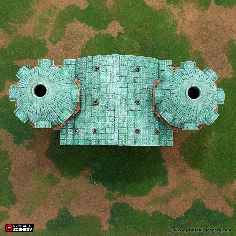 Rise of the Halflings City Guildhall village terrain building by Printable Scenery