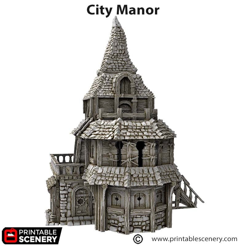 CityManor -Cities of Ramshackle by Printable Scenery