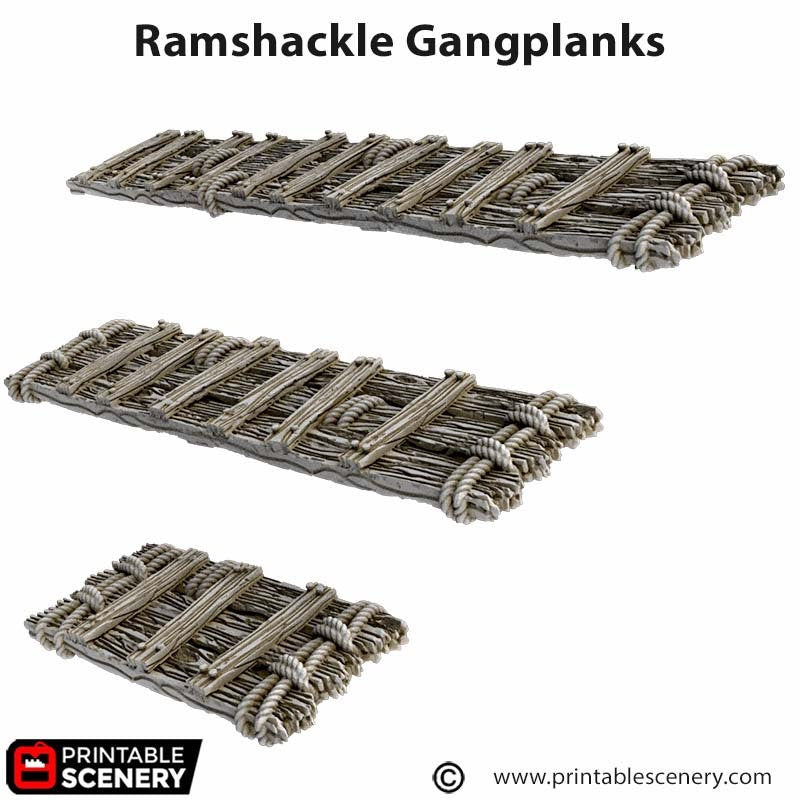 Gangplanks -Cities of Ramshackle by Printable Scenery