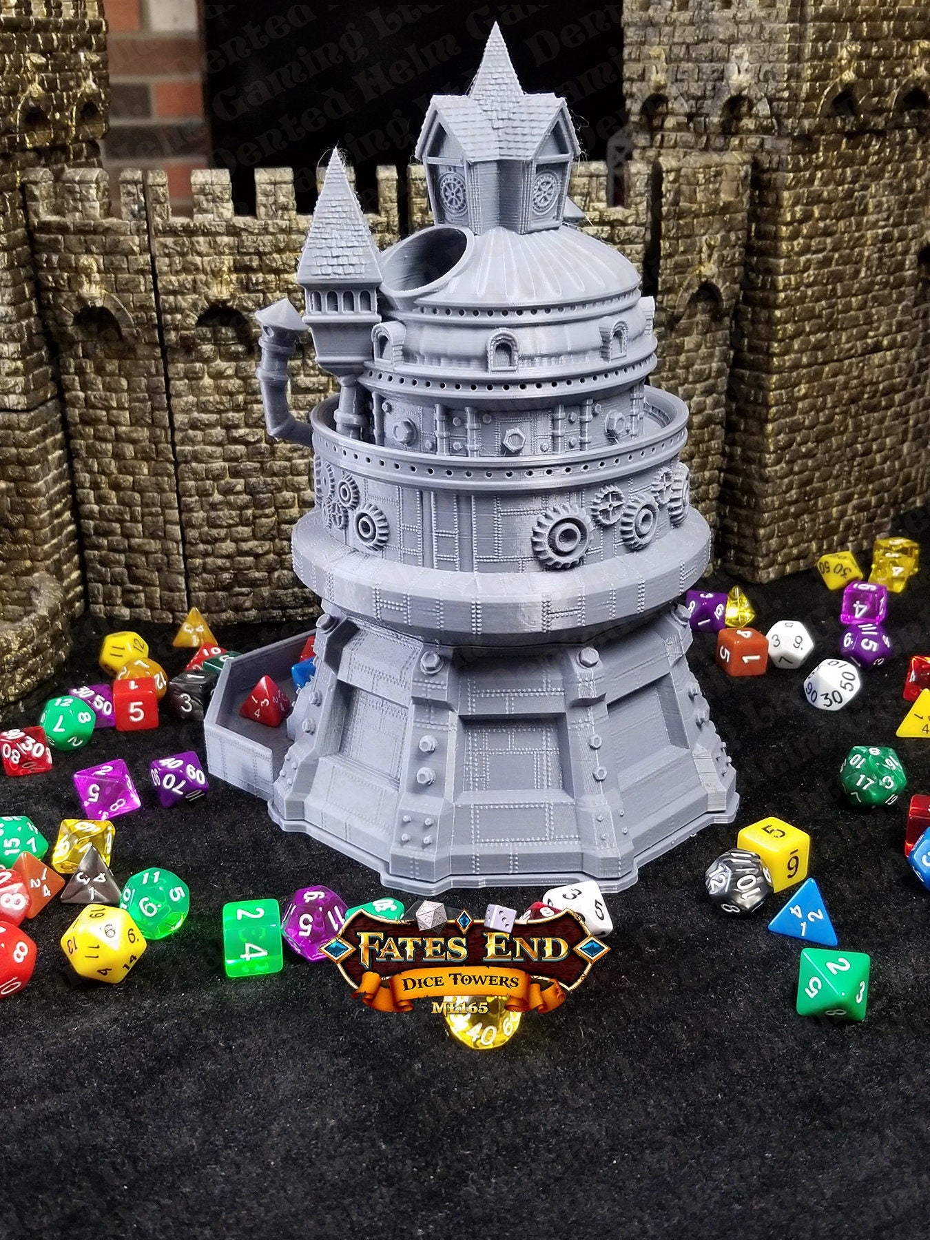 Fates' End Artificer Dice Tower w/ textured tray