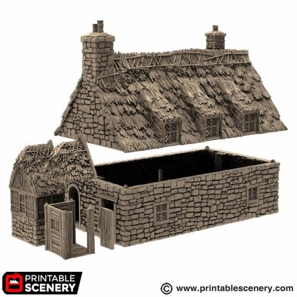 King and Country Country Manor village terrain building by Printable Scenery